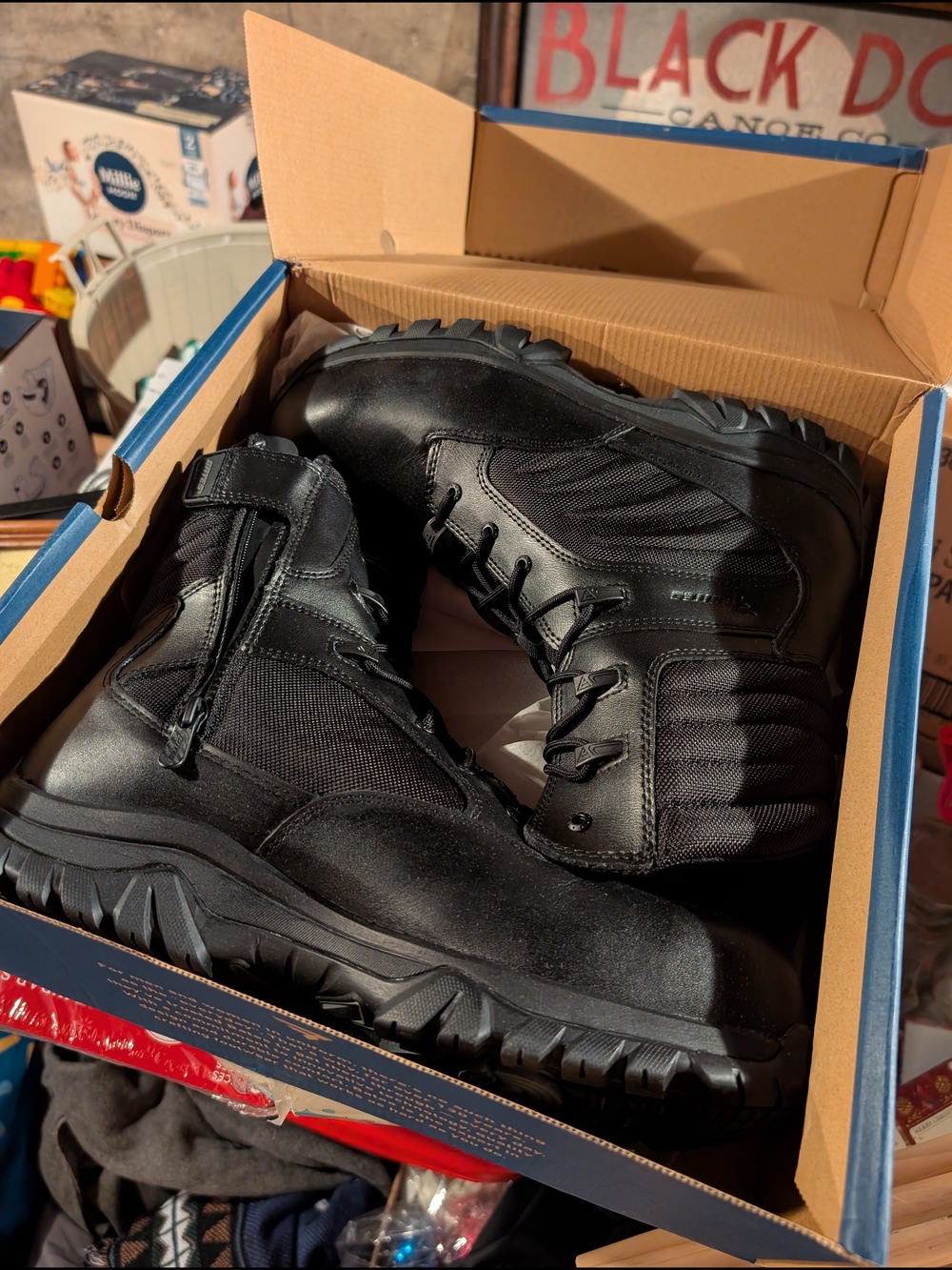 Bates Men's Black Tactical Boots — Rugged Duty Footwear